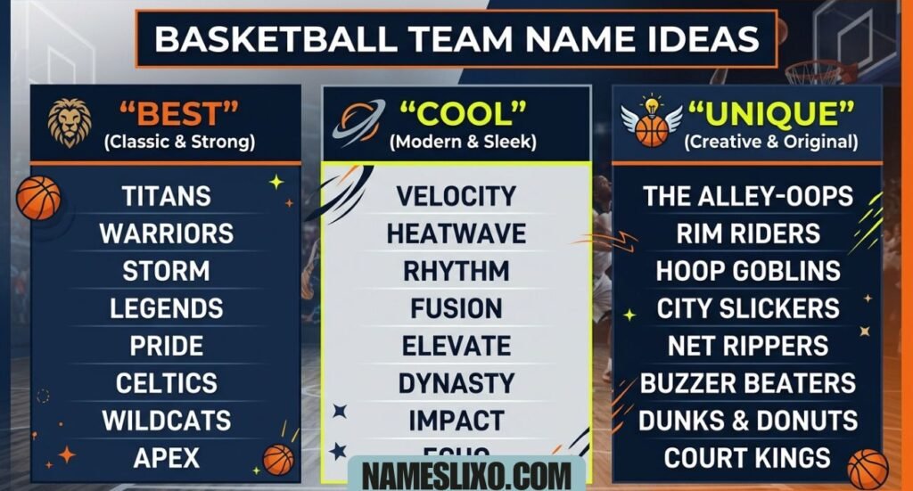 Basketball Team Names