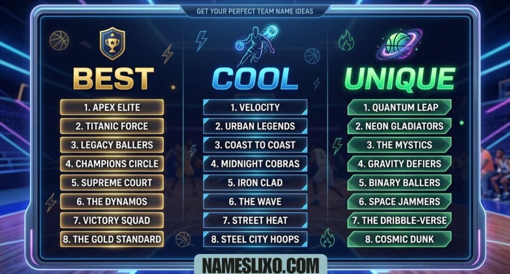 Basketball Team Names