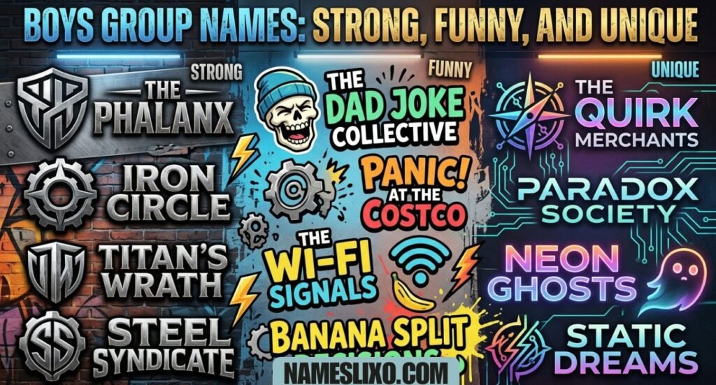 Boys Group Names