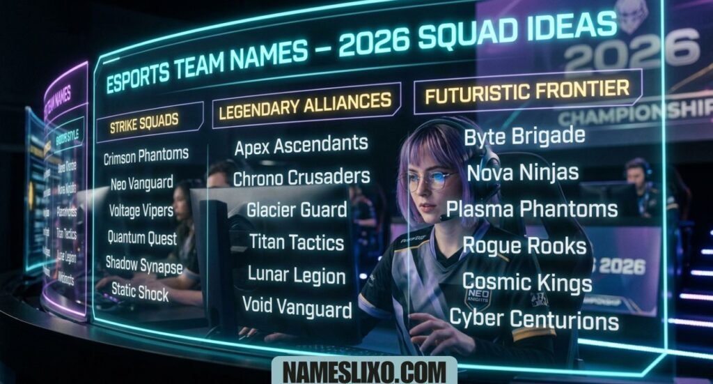Esports Team Names