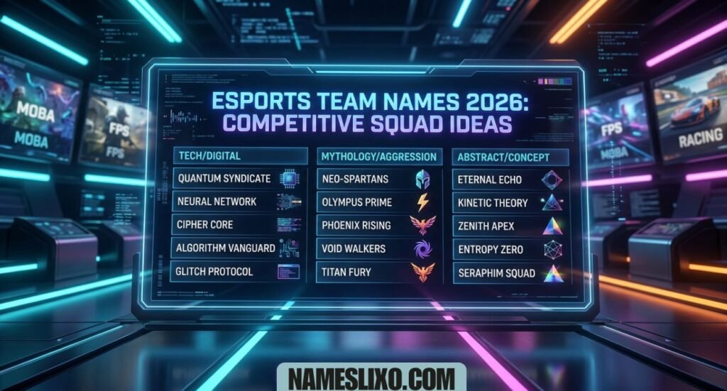 Esports Team Names