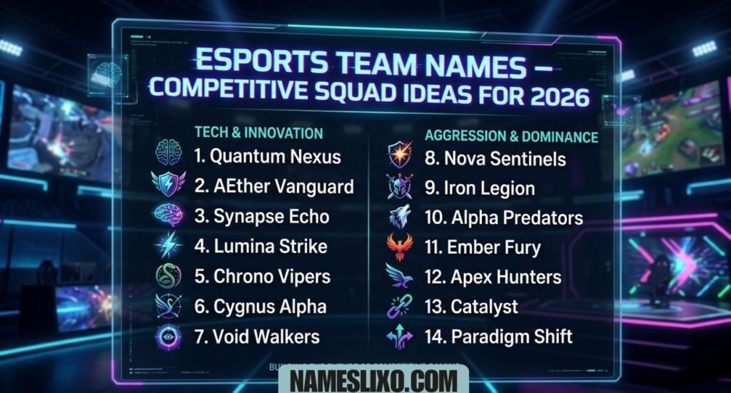 Esports Team Names