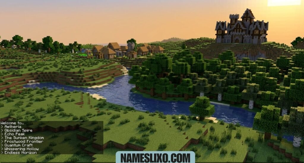 Minecraft World Names