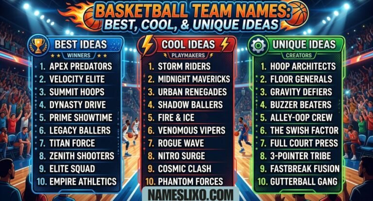 Basketball Team Names