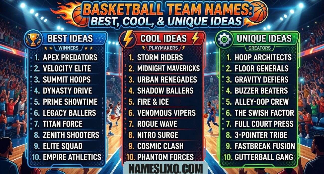 Basketball Team Names