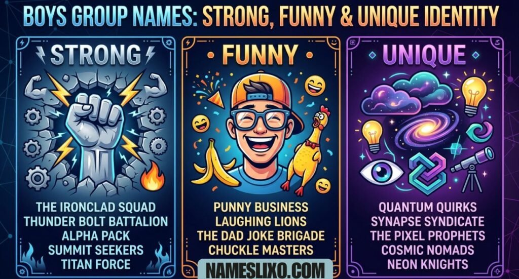 Boys Group Names