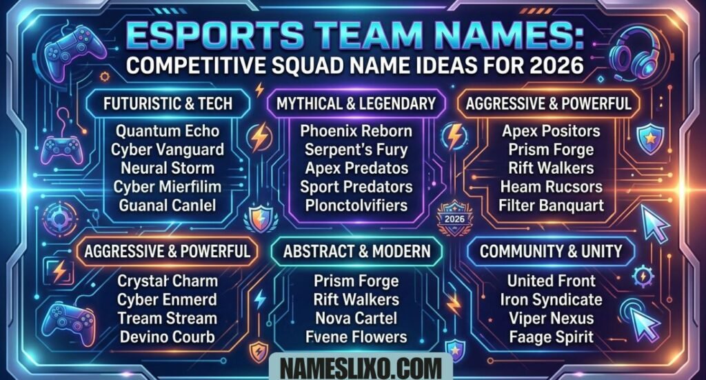 Esports Team Names
