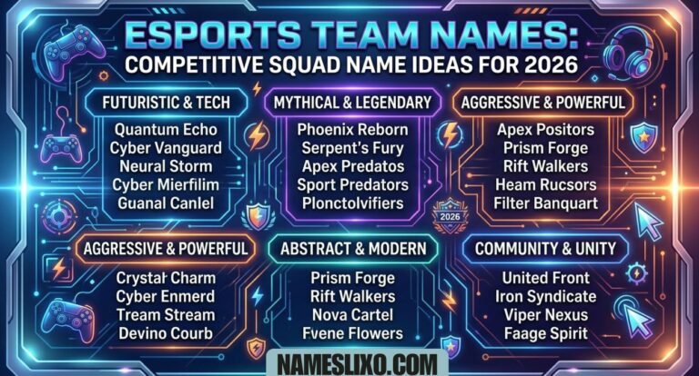 Esports Team Names