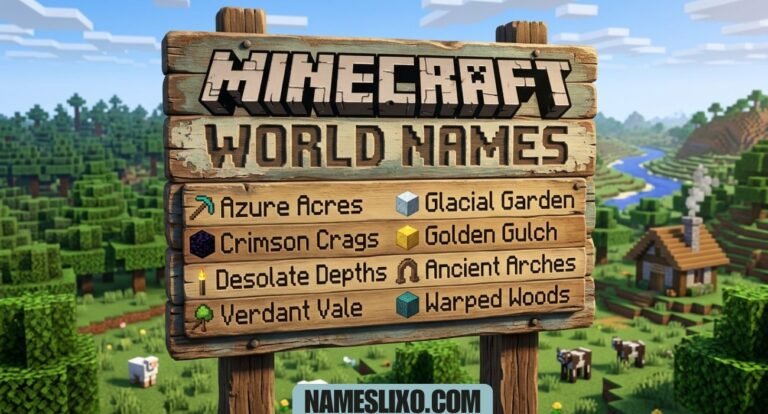 Minecraft World Names