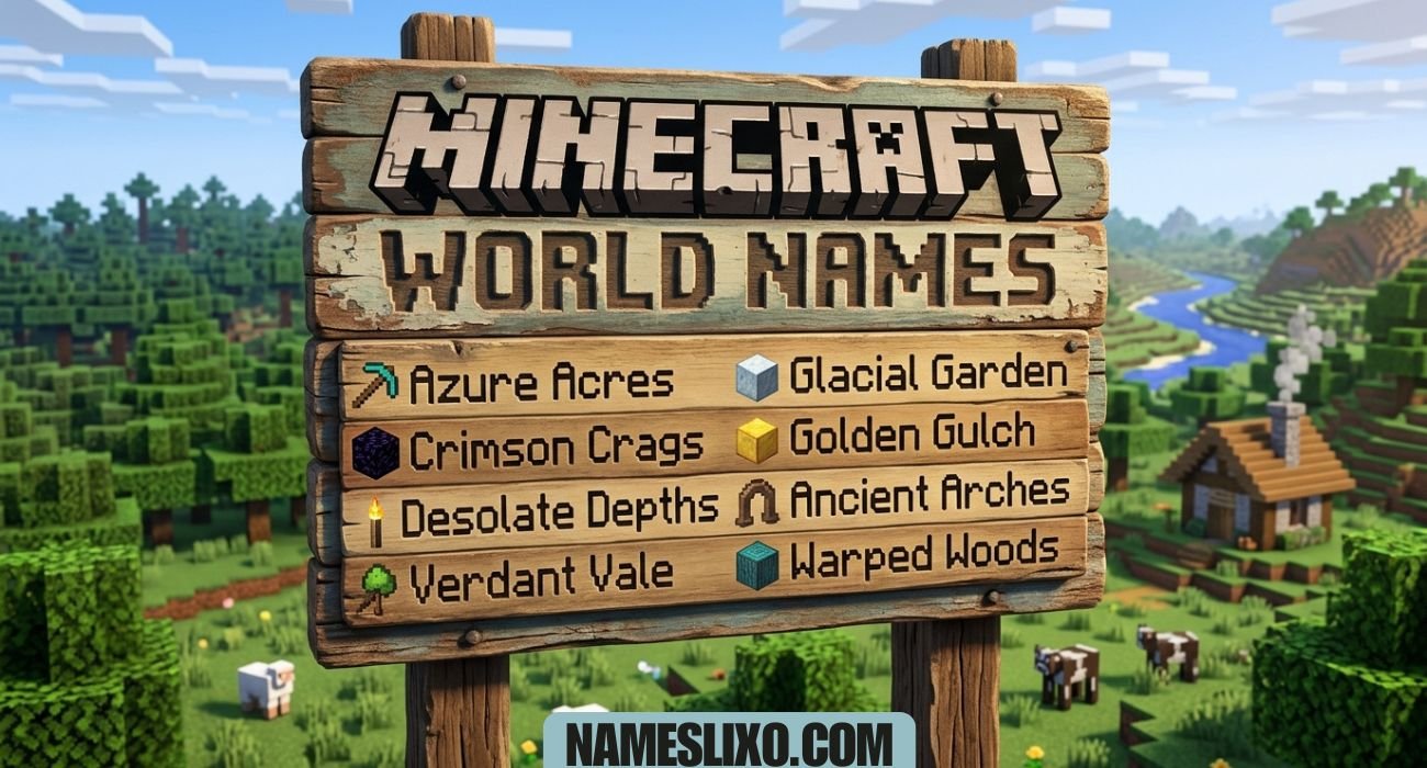 Minecraft World Names