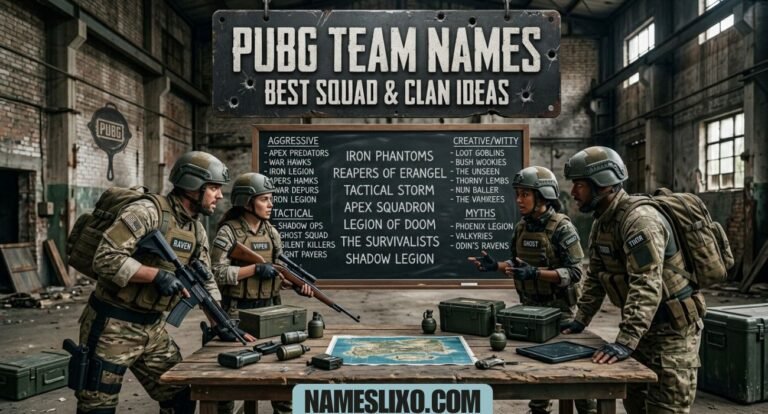 PUBG Team Names